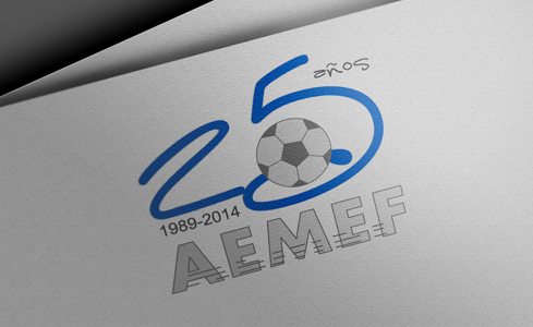 Logotipo 25 Aniversario AEMEF