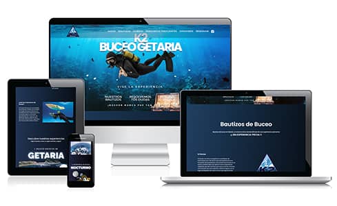 Web de Bautizo buceo