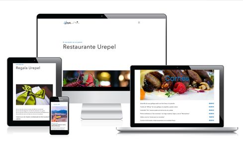 Web del Restaurante Urepel